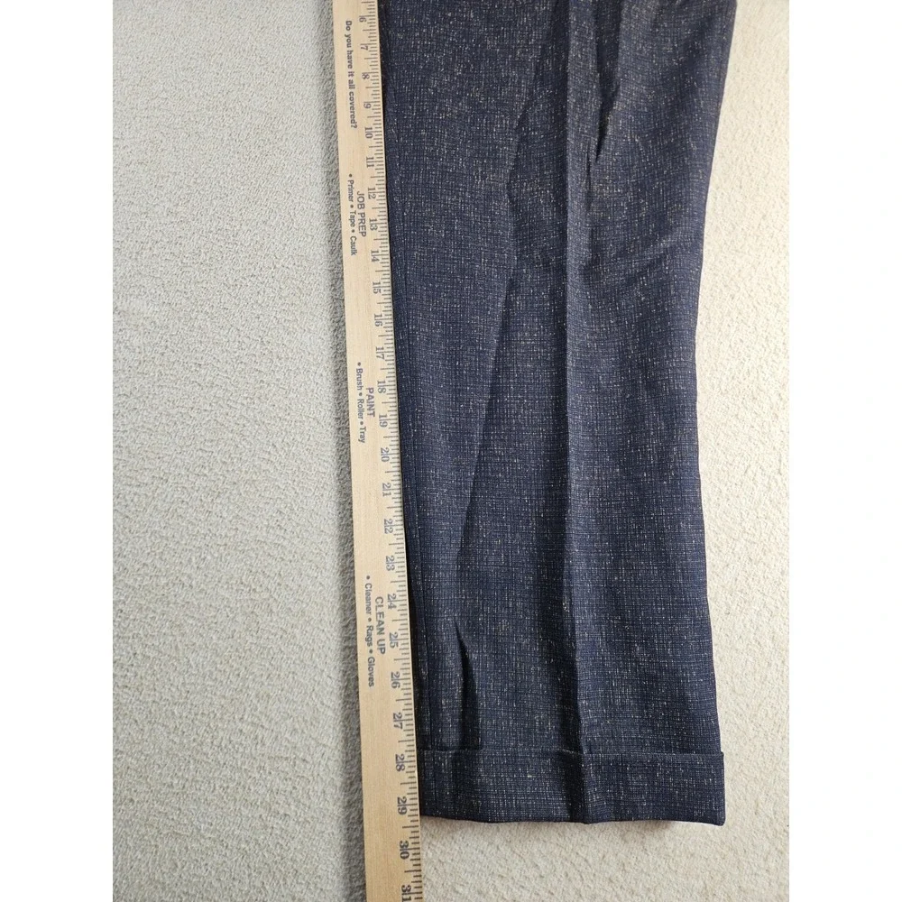 Vitali Men's Denim Blue Suit 44R 38W 2 Piece Blazer Pants Viscose Blend